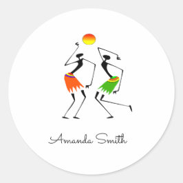 iPhone/iPad-Gehäuse phantastisch und hell Sun Danc Runder Aufkleber