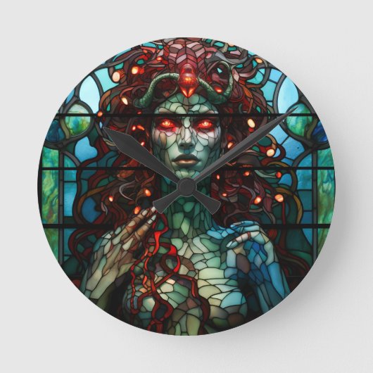 iPhone/iPad-Gehäuse Runde Wanduhr (Vorderseite)