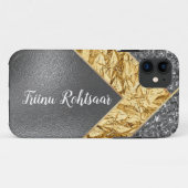 iPhone/iPad Gehäuse Sparkling Glitzer Silver Case-Mate iPhone Hülle (Rückseite (Horizontal))