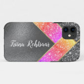 iPhone/iPad Gehäuse Sparkling Glitzer Silver Case-Mate iPhone Hülle (Rückseite (Horizontal))