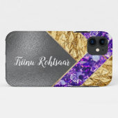 iPhone/iPad Gehäuse Sparkling Glitzer Silver Case-Mate iPhone Hülle (Rückseite (Horizontal))