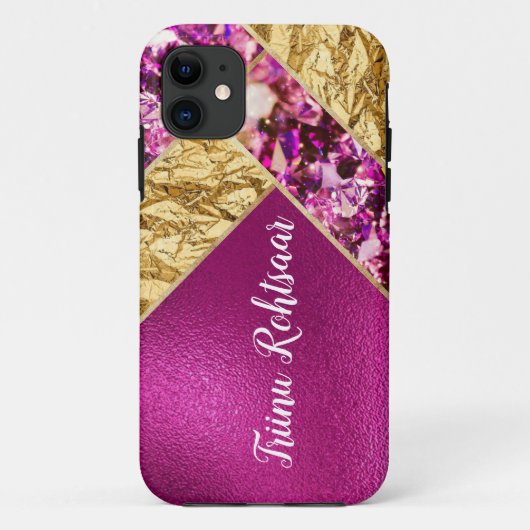 iPhone/iPad Gehäuse Sparkling Glitzer Silver Case-Mate iPhone Hülle (Rückseite)