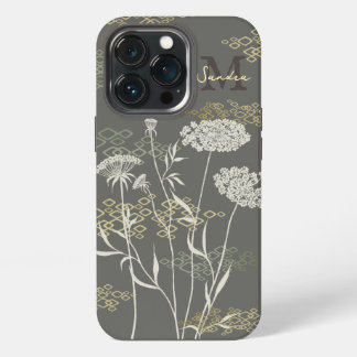 iPhone / iPad-Hülle Queen Annes Lace Dark 13 Pro Hülle