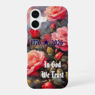iPhone-/iPad-Hülle „Rosa Rosen zum 250. Geburtstag iPhone 16 Hülle