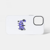 iPhone mit einem klaren "BOO!"-Design Hülle (Rückseite (Horizontal))