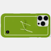 iPhone Modernes Handy Fall mit Name HAMbyWG Case-Mate iPhone Hülle (Rückseite (Horizontal))