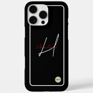 iPhone Modernes Handy Fall mit Name HAMbyWG 16 Pro Max Hülle