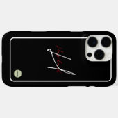iPhone Modernes Handy Fall mit Name HAMbyWG Case-Mate iPhone Hülle (Rückseite (Horizontal))