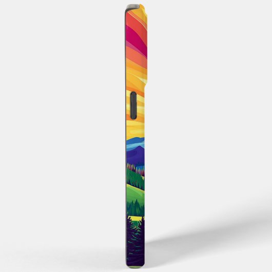 iPhone Mountain Picture Phone Case (Rückseite / Rechts)