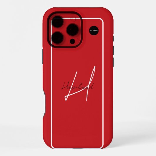 iPhone oder Samsung Handy Fall mit Name HAMbyWG Hülle (Rückseite)