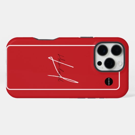 iPhone oder Samsung Handy Fall mit Name HAMbyWG iPhone Hülle (Rückseite (Horizontal))