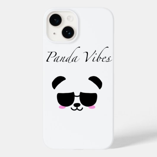 IPhone Panda Vibes Case (Rückseite)