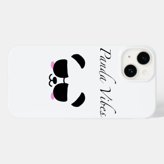 IPhone Panda Vibes Case (Rückseite (Horizontal))