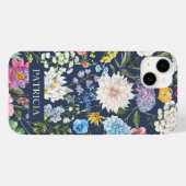 IPHONE "personalisierte FLORALE WILDBLUMEN" 14 Case-Mate iPhone Hülle (Rückseite (Horizontal))