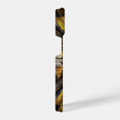 iPhone-Schutzgehäuse für Schwarz und Gold iPhone Hülle (Rechte Seite)