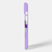 iPhone Soccer, Lila Personalisierter Name Case-Mate iPhone Hülle (Rückseite / Links)