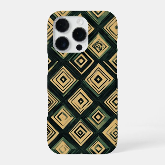 iPhone Square-Mustergehäuse Hülle (Rückseite)