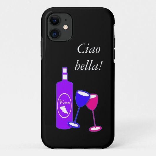 Iphone Thema Ciao BellaWine Touch-Fall Case-Mate iPhone Hülle (Rückseite)