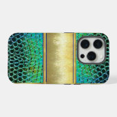 iPhone Turtle Gold Shell Hülle iPhone 15 Pro Hülle (Rückseite (Horizontal))