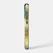 iPhone Turtle Gold Shell Hülle iPhone 15 Pro Hülle (Linke Seite)