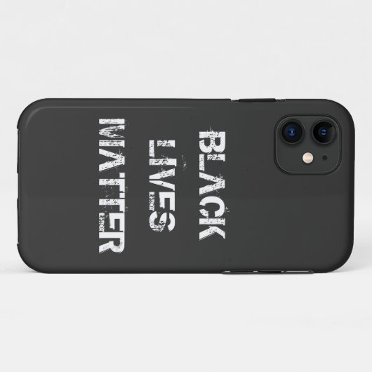 iPhone und iPad Case - BLACK LIVES MATTER (Rückseite (Horizontal))