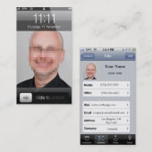 iphone Visitenkarte (Vorne/Hinten)
