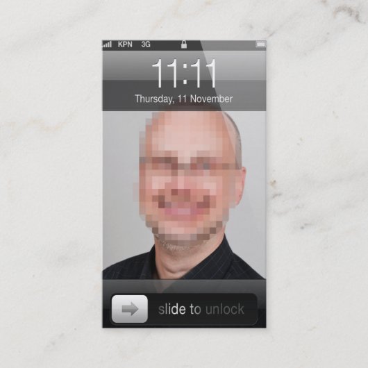 iphone Visitenkarte (Vorderseite)