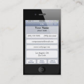 iphone Visitenkarte (Rückseite)