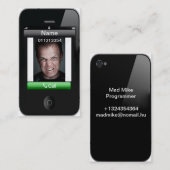 iPhone Visitenkarte 2x3.5 (Vorne/Hinten)