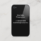iPhone Visitenkarte 2x3.5 (Rückseite)