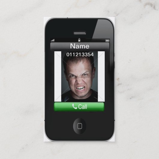 iPhone Visitenkarte 2x3.5 (Vorderseite)