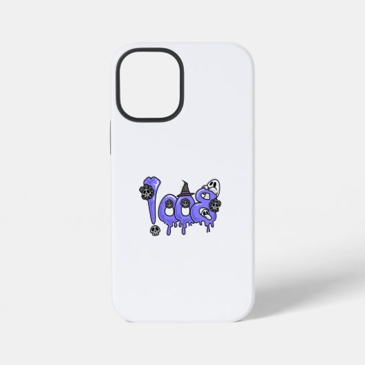  iPhone with a clear case  "BOO!" design  Hülle (Rückseite)