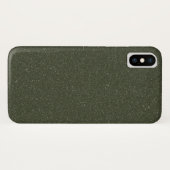 iPhone X Case mit benutzerdefiniertem Moss Green N (Rückseite (Horizontal))