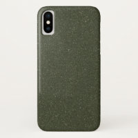 iPhone X Case mit benutzerdefiniertem Moss Green N