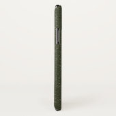 iPhone X Case mit benutzerdefiniertem Moss Green N (Hinten/Rechts)