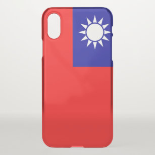 iPhone X Deflector Fall mit Flagge Taiwan iPhone X Hülle
