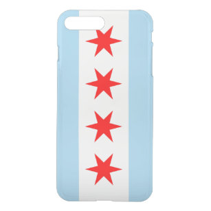 iPhone X Deflector Gehäuse mit Flagge von Chicago, iPhone 8 Plus/7 Plus Hülle