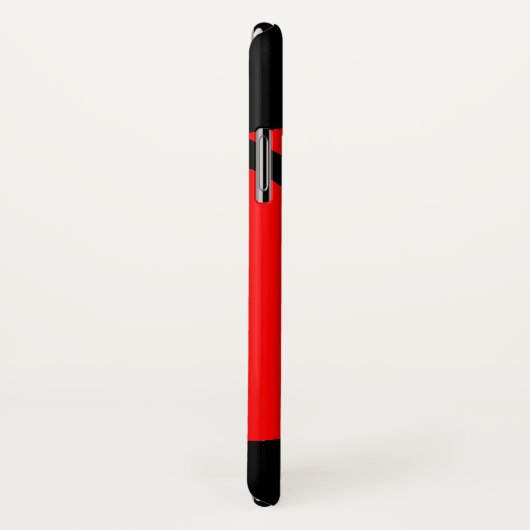 iPhone X-Fall des Red & Black Apple-Lehrers Case-Mate iPhone Hülle (Hinten/Rechts)