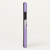 iPhone X Fall, Fußball-Ball, lila, personalisiert Case-Mate iPhone Hülle (Hinten/Rechts)