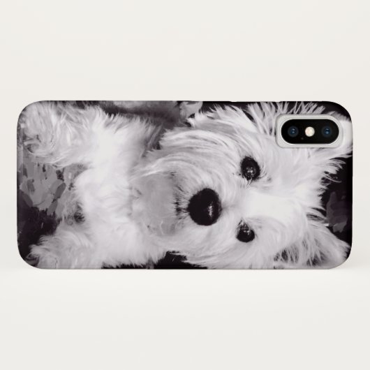 iPhone X Fall Westhochland-weißen Terriers Westie Case-Mate iPhone Hülle (Rückseite (Horizontal))