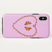 iPhone X Gehäuse, Schmetterlinge im Herzen - Tanz Case-Mate iPhone Hülle (Rückseite (Horizontal))