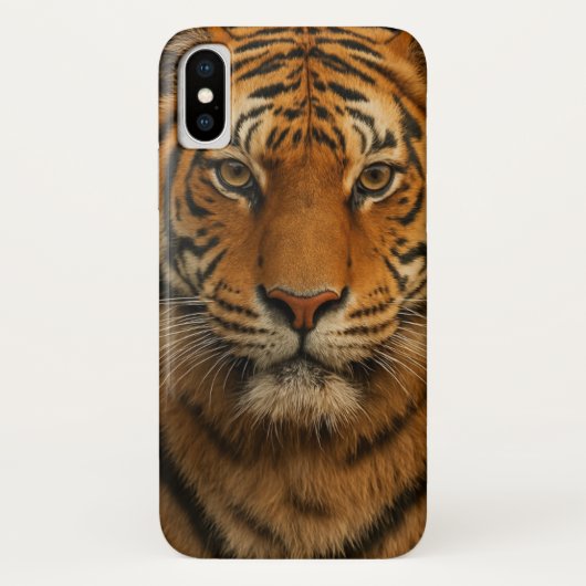 iPhone x Hülle Tiger (Rückseite)