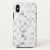 iPhone X weißer abstrakter Entwurfs-Kasten Case-Mate iPhone Hülle (Rückseite)