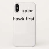 iphone x xplor Fall Case-Mate iPhone Hülle (Rückseite)