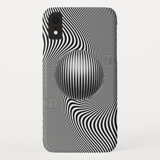 iPhone XR geometrische optische Kunstmuster Abdeck Case-Mate iPhone Hülle (Rückseite)