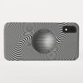 iPhone XR geometrische optische Kunstmuster Abdeck Case-Mate iPhone Hülle (Rückseite (Horizontal))