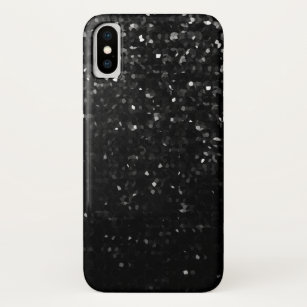 iPhone XS Case Black Crystal Bling Strass