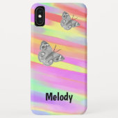 iPhone XS Max Case mit Schmetterlingen (Rückseite)