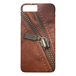 iPhone: Zipper aus brauner Lederjacke Case-Mate iPhone Hülle