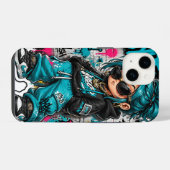 IPhones überdecken Chibi Hip-Hop Mädchen iPhone Hülle (Rückseite (Horizontal))